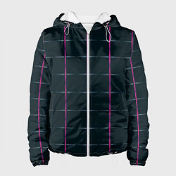 Женская куртка Color black stripes