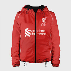 Куртка с капюшоном женская Ливепрпуль домашняя форма 2025 2026, цвет: 3D-черный