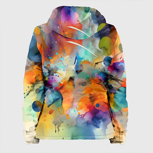 Женская куртка Ninja - watercolor impressionism / 3D-Черный – фото 2