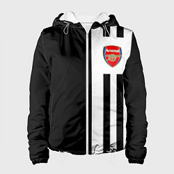 Куртка с капюшоном женская Arsenal спорт линии, цвет: 3D-белый