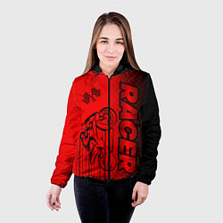 Куртка с капюшоном женская Гонщик, цвет: 3D-черный — фото 2