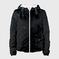 Куртка с капюшоном женская Color dark blue khaki, цвет: 3D-белый