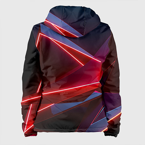 Женская куртка Neon laser red / 3D-Черный – фото 2