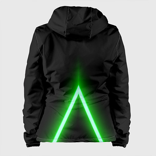 Женская куртка Color neon green / 3D-Черный – фото 2