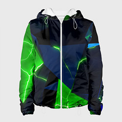 Женская куртка Neon tile green