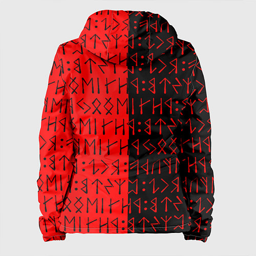 Женская куртка Знаки рун / 3D-Черный – фото 2