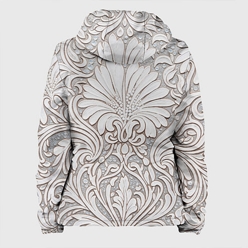 Женская куртка Вензельные цветы / 3D-Черный – фото 2