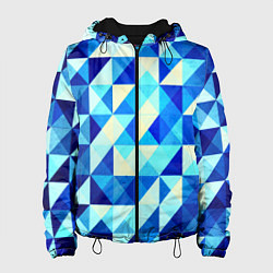 Женская куртка Синяя геометрия