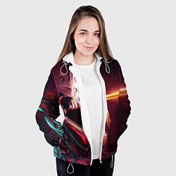 Куртка с капюшоном женская Juggernaut, цвет: 3D-белый — фото 2