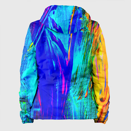 Женская куртка Разводы красок / 3D-Черный – фото 2
