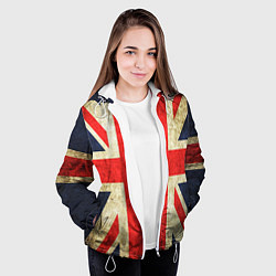 Куртка с капюшоном женская Великобритания, цвет: 3D-белый — фото 2