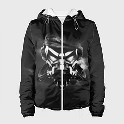 Куртка с капюшоном женская Pirate Station: Dark Side, цвет: 3D-белый