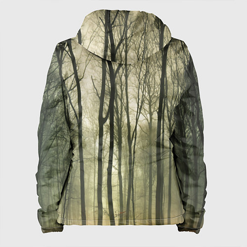 Женская куртка Чарующий лес / 3D-Черный – фото 2