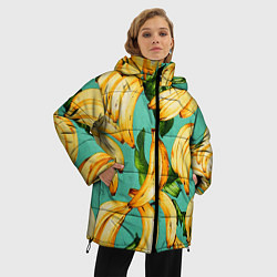 Куртка зимняя женская Банан, цвет: 3D-черный — фото 2