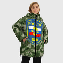 Куртка зимняя женская ВДВ патч, цвет: 3D-черный — фото 2