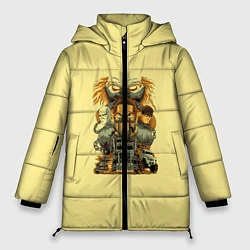Куртка зимняя женская Mad Max, цвет: 3D-красный