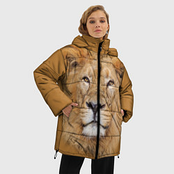 Куртка зимняя женская Царский лев, цвет: 3D-черный — фото 2