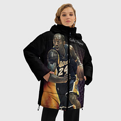 Куртка зимняя женская Kobe Bryant, цвет: 3D-красный — фото 2