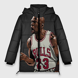 Куртка зимняя женская Bulls 23: Jordan, цвет: 3D-красный
