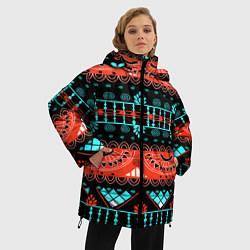 Куртка зимняя женская Аддис-Абеба, цвет: 3D-черный — фото 2