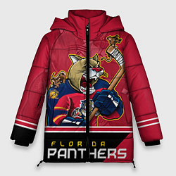 Куртка зимняя женская Florida Panthers, цвет: 3D-красный
