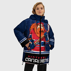 Куртка зимняя женская Montreal Canadiens, цвет: 3D-светло-серый — фото 2