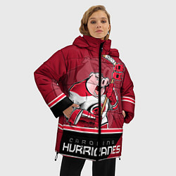 Куртка зимняя женская Carolina Hurricanes, цвет: 3D-красный — фото 2