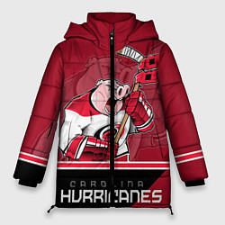 Куртка зимняя женская Carolina Hurricanes, цвет: 3D-красный