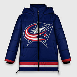 Куртка зимняя женская Columbus Blue Jackets, цвет: 3D-светло-серый