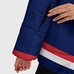 Куртка зимняя женская Columbus Blue Jackets, цвет: 3D-красный — фото 2