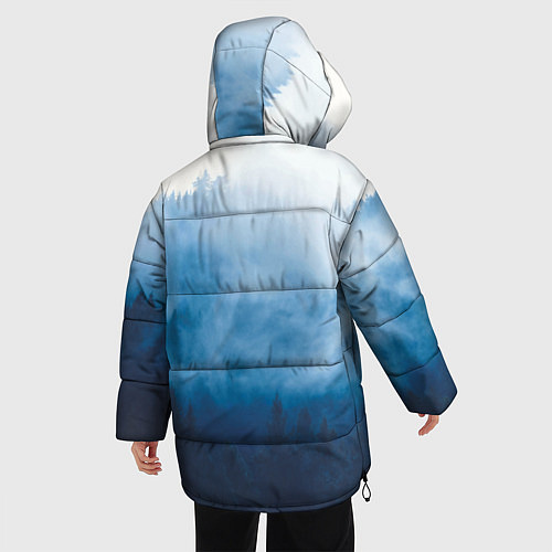 Женская зимняя куртка Компас приключений / 3D-Красный – фото 4