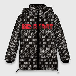 Женская зимняя куртка Mr. Robot: Binary code