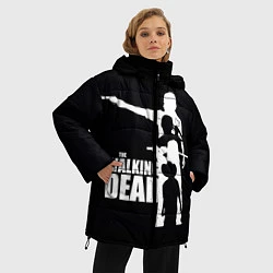Куртка зимняя женская Walking Dead: Family, цвет: 3D-светло-серый — фото 2