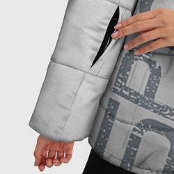 Куртка зимняя женская Фитоняшка, цвет: 3D-черный — фото 2