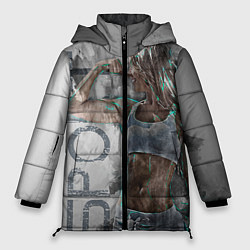 Куртка зимняя женская Фитоняшка, цвет: 3D-черный