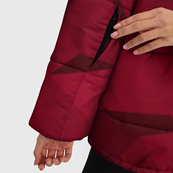 Куртка зимняя женская Санта хипстер, цвет: 3D-черный — фото 2