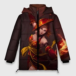 Куртка зимняя женская Lina: Dragon Fire, цвет: 3D-черный