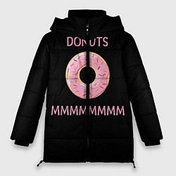 Куртка зимняя женская Donuts, цвет: 3D-черный