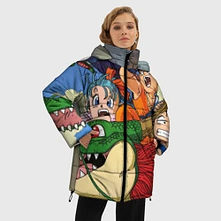 Куртка зимняя женская Dragon Ball Team, цвет: 3D-черный — фото 2