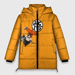 Куртка зимняя женская Dragon Ball, цвет: 3D-черный