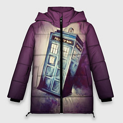 Куртка зимняя женская Перемещение во времени, цвет: 3D-черный