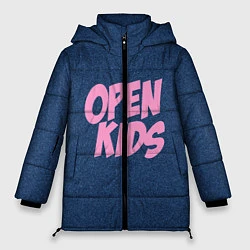 Куртка зимняя женская Open kids, цвет: 3D-черный