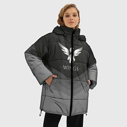 Куртка зимняя женская Wings Uniform, цвет: 3D-черный — фото 2
