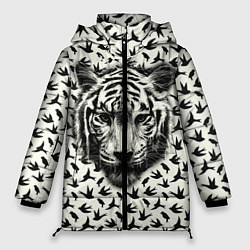 Куртка зимняя женская Tiger Dreams, цвет: 3D-красный