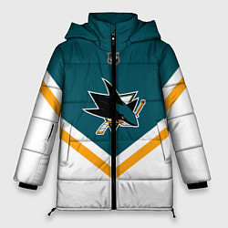 Куртка зимняя женская NHL: San Jose Sharks, цвет: 3D-черный