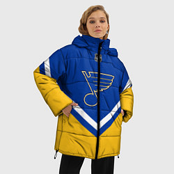Куртка зимняя женская NHL: St. Louis Blues, цвет: 3D-светло-серый — фото 2