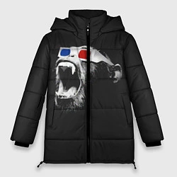 Куртка зимняя женская 3D Monkey, цвет: 3D-светло-серый