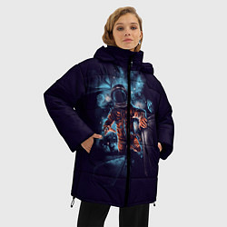 Куртка зимняя женская Неизвестная галактика, цвет: 3D-светло-серый — фото 2
