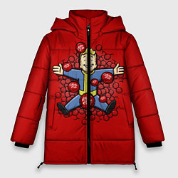 Куртка зимняя женская Nuka Cola Paradise, цвет: 3D-светло-серый