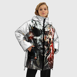 Куртка зимняя женская Metal gear solid 5, цвет: 3D-черный — фото 2